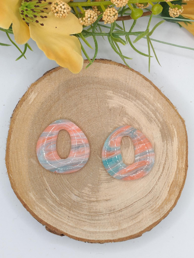 Rondelette Bleu/Pêche