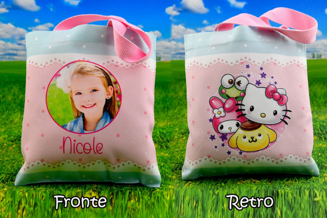 Borsetta in tela per bambina dimensioni 20x20