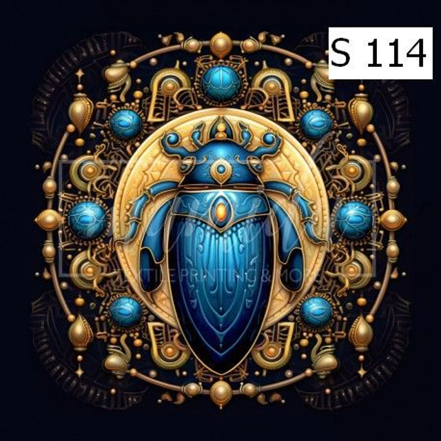 Panneau Scarabée en Polyester - 48x48cm