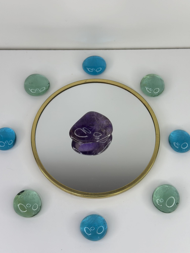 Amethist trommelsteen