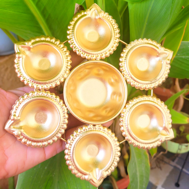 Floral Urli – 7 Inc mixed colour