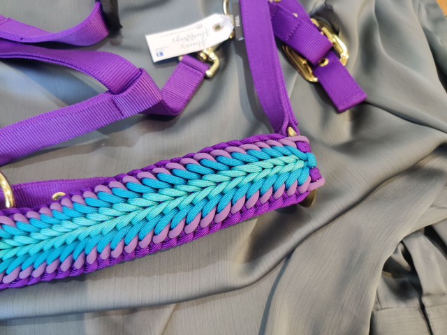 Stock: Headcollar - Full, Purple, Shining Sun