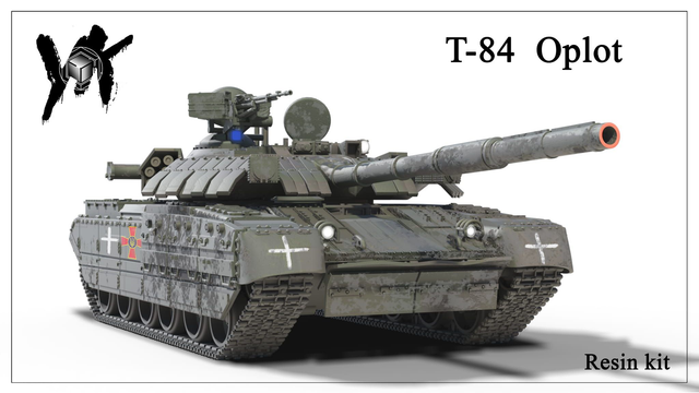 YK 3D Home - 1/72 Ukrainian T-84 Oplot