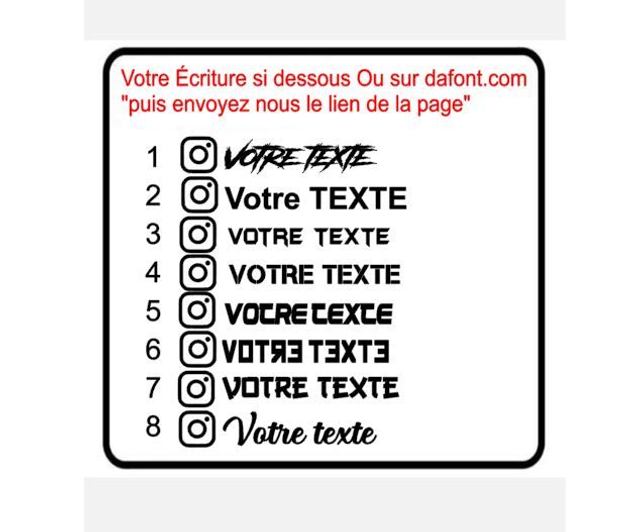 Police d'écriture personnalisé