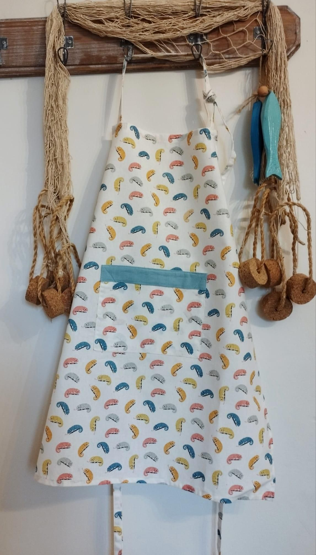 Tablier de Cuisine Enfant - Caméléon junior