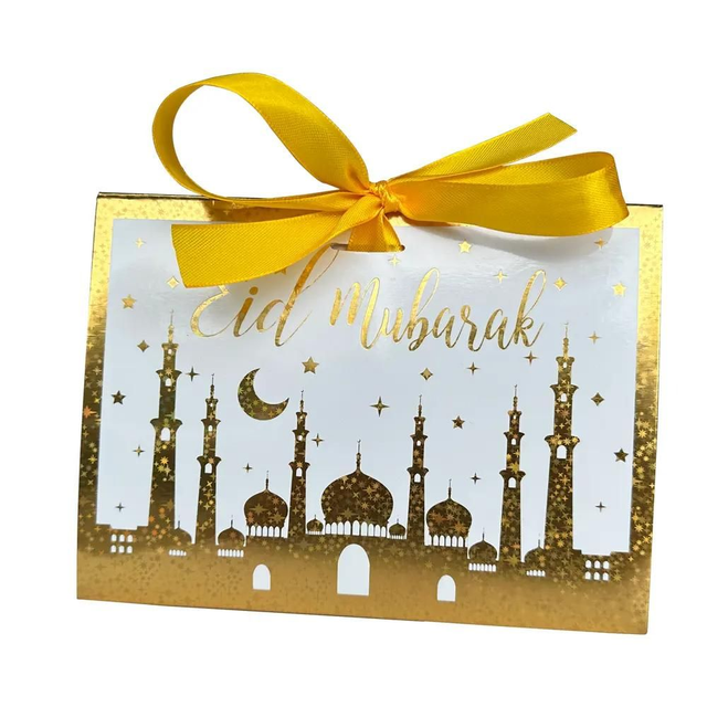 Eid Candy/Gift Bag - Gold Mosque