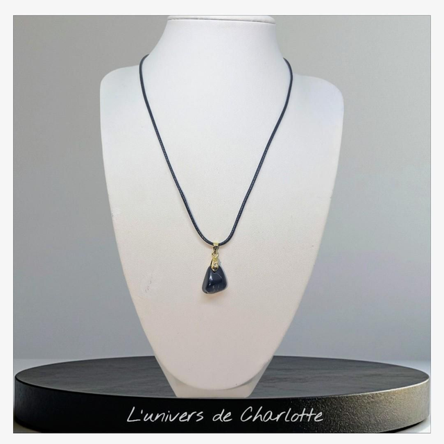 Pendentif "Tourmaline Schorl" TS-002