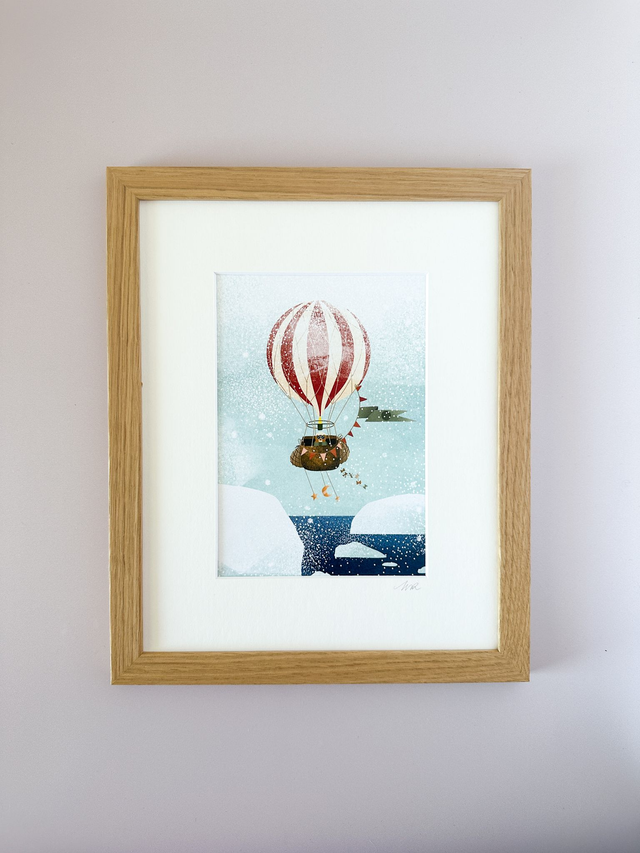 Affiche Montgolfière