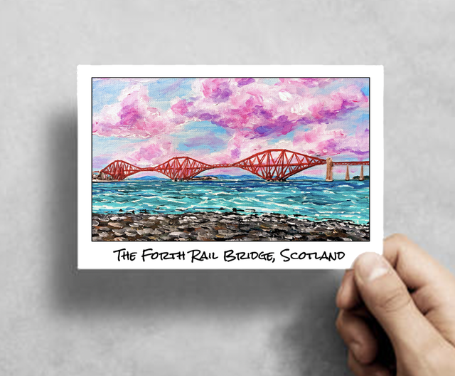 X10 Postcards - Forth Rail Bridge, Scotland (40p per unit)