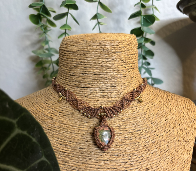 Collier unique - UNAKITE
