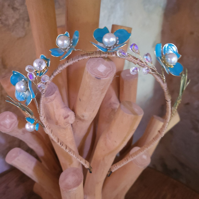 Serre-tête en résine "ÉCUME"- accessoire cheveux