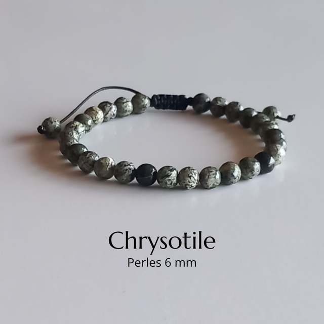 Bracelet ajustable en Chrysotile