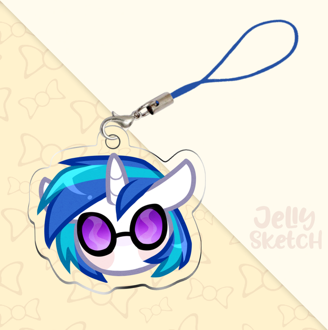 DJ Pon-3 | Vinyl Scratch| MLP Phone Charm