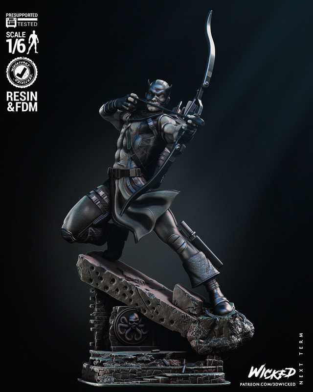 Statue HAWKEYE série Xmen comics