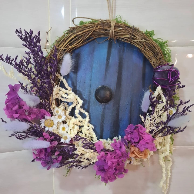 Puerta de invierno amatista 