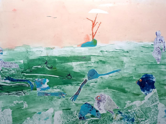 "Sea Monks" by Jude Montague. Edition of one. 