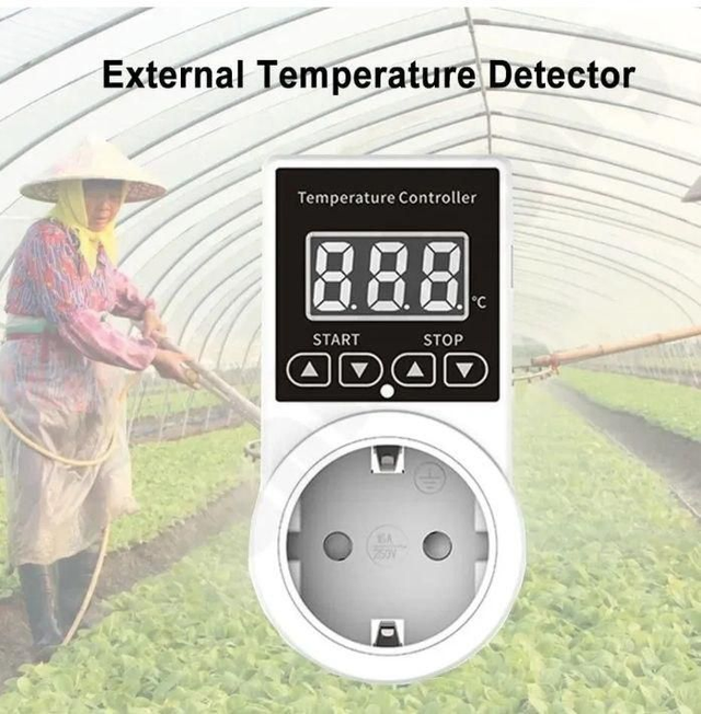 Presa Termostato, regolazione temperatura.