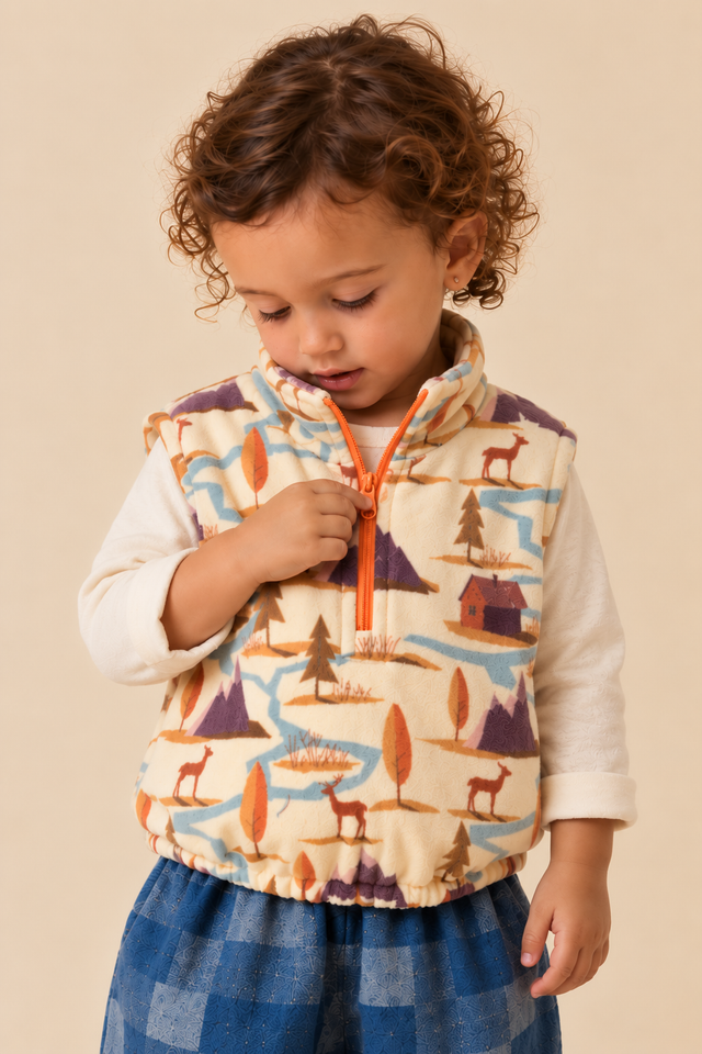 Chaleco Polar Soft Lila