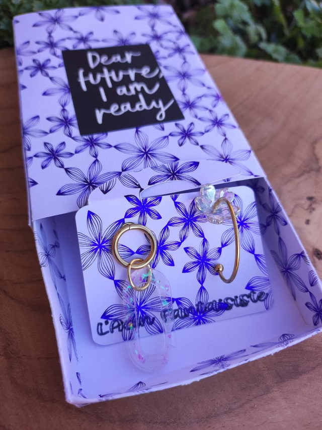 Boucles d&#039;oreilles &#039;Dear, I&#039;m Ready&#039;