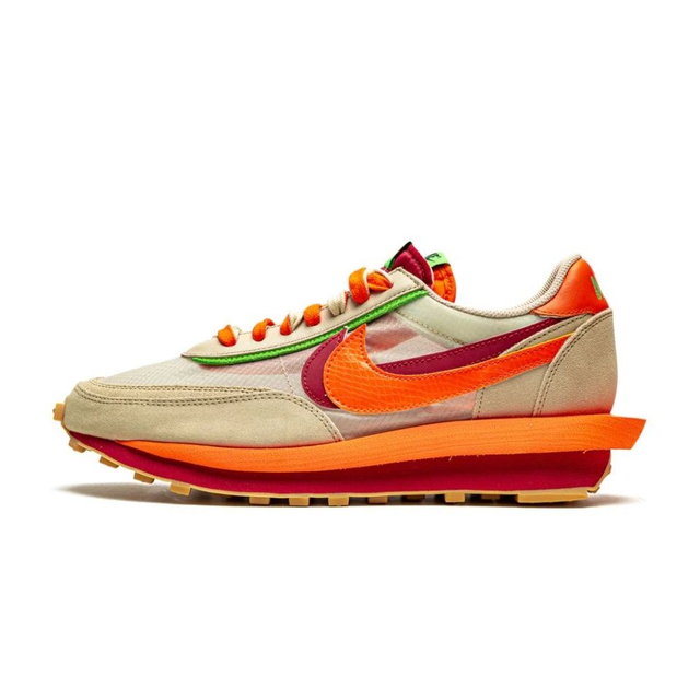 Nike LDWaffle Sacai x Clot  Net Orange Blaze