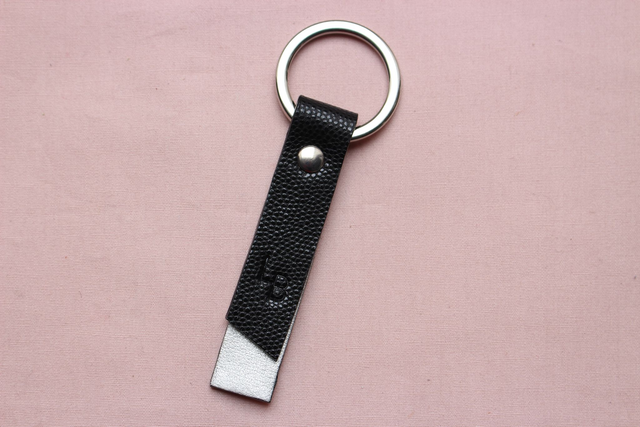 Porte Clé - Noir&amp;OrBlanc