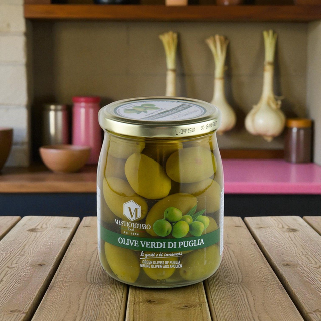 Olive verdi di Puglia - Mastrototaro Food - 550gr
