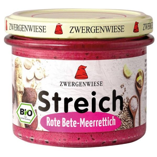 Zwergenwiese Brotaufstrich Rote Bete-Meerrettich 180g