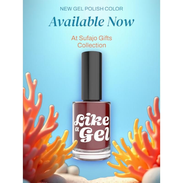 Like a Gel Nail Polish – Brick Red 10ML | Beauty &amp; Fashion


