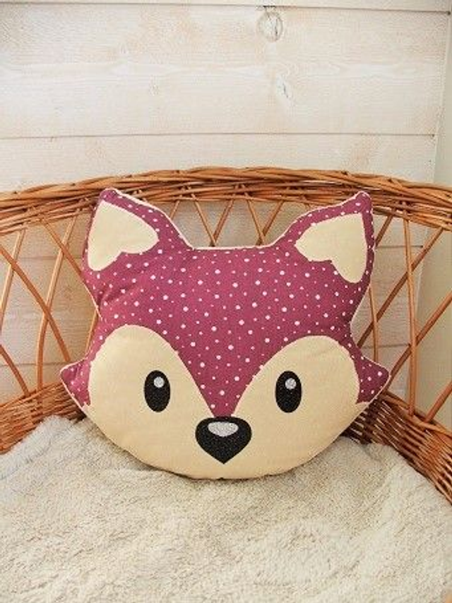 Coussin range pyjama Prune