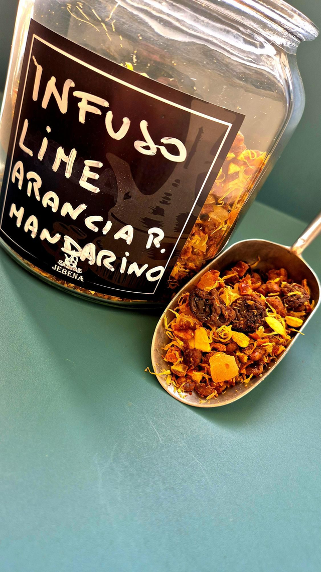Infuso "mangia e bevi" Lime Arancia rossa e Mandarino