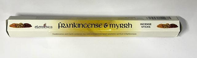 Elements Incense Sticks - Frankincense & Myrrh