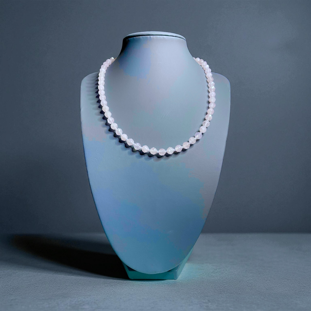 Rose quartz necklace 