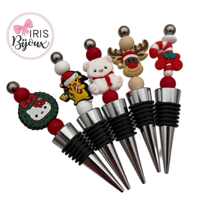 Tappo in acciaio inox tema Natale 