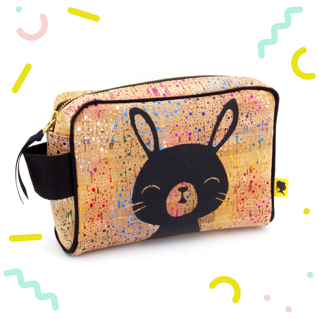 Trousse de toilette ARC EN CIEL LAPIN