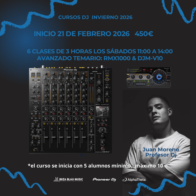 CURSO DJ Avanzado nivel 3,  18 horas 450€