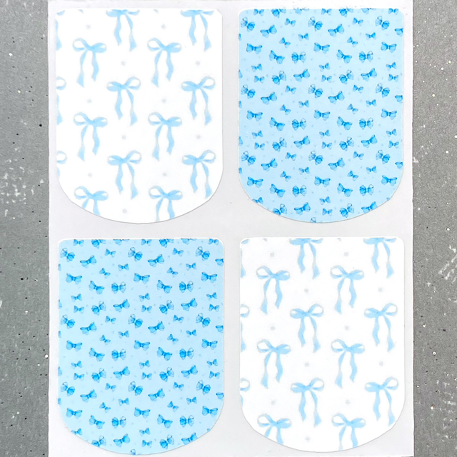 Blue Ribbon Sensor Stickers (Set of 4)