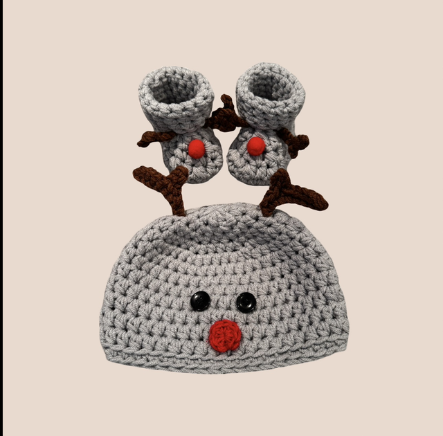 Christmas Collection - Reindeer Booties