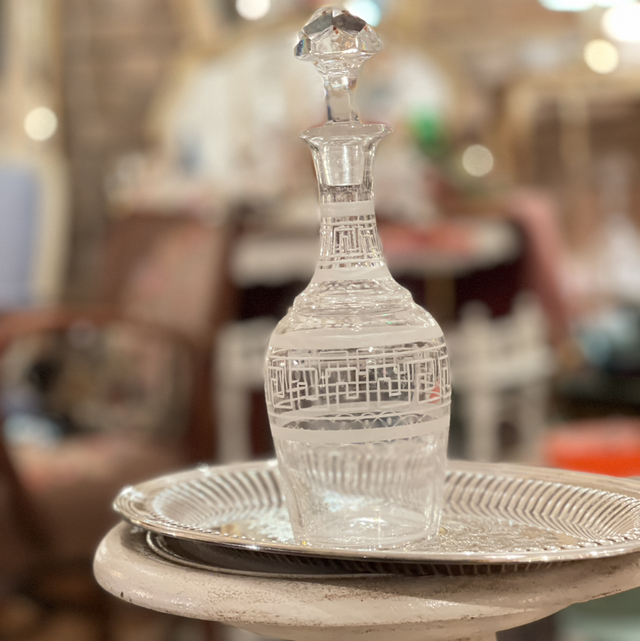 Karaffe Kristall Flakon antik
