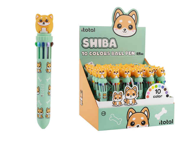 Penna 10 Colori itotal con Topper 3D – SHIBA