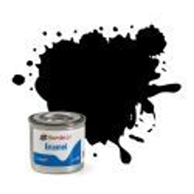 AA0360 No 33 Black Matt Enamel Paint (14ml)