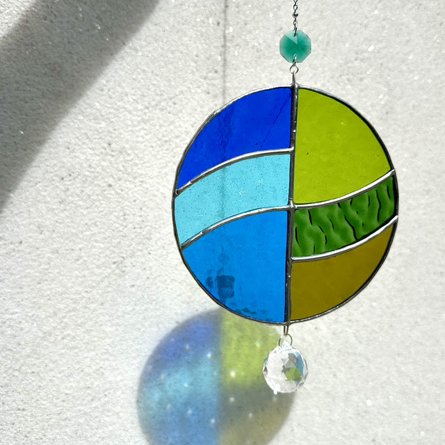 Attrape soleil Patch (bleu/vert)