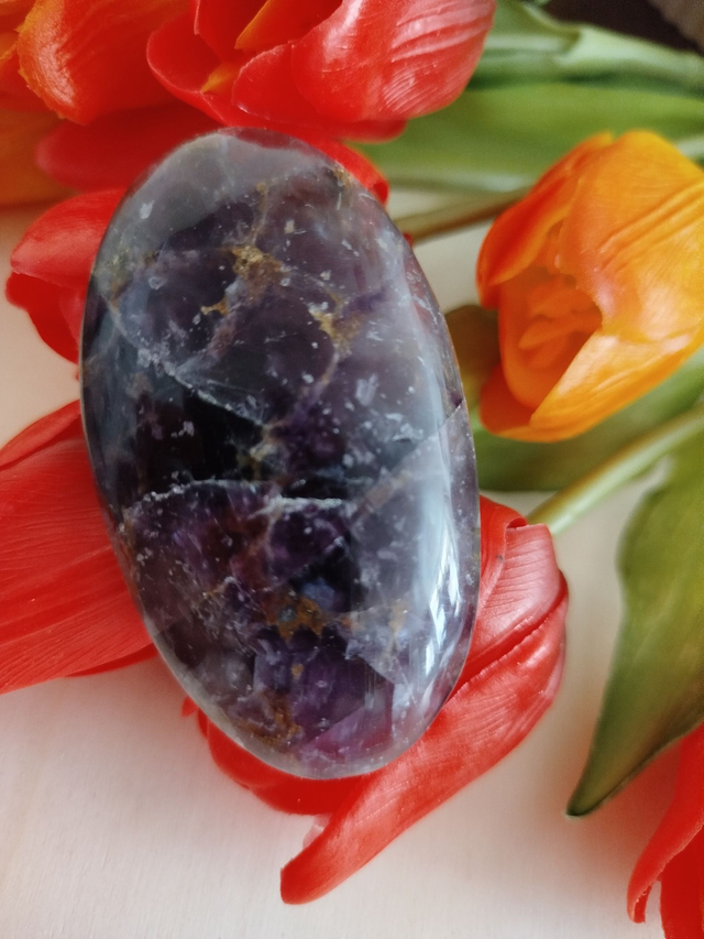Galets fluorite  violette 