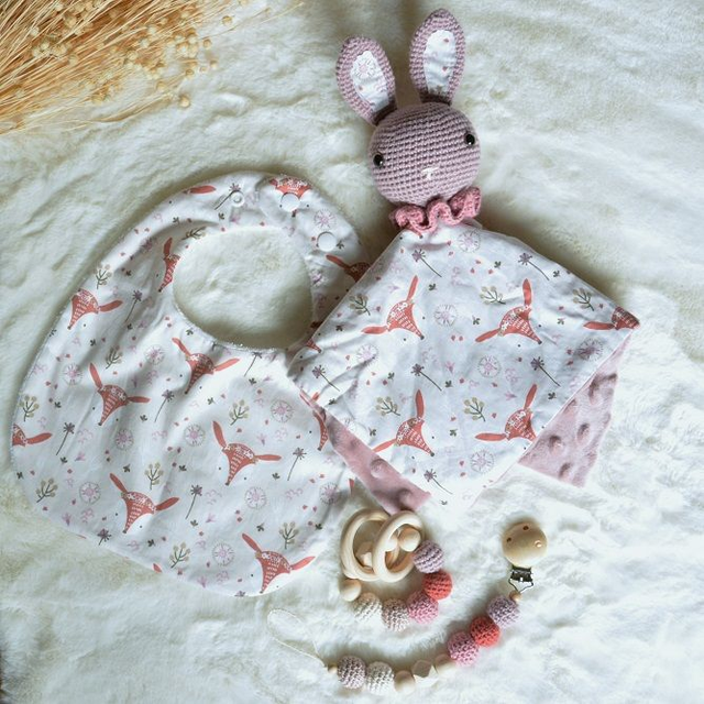 Coffret naissance &quot;Bienvenue&quot; motif biche