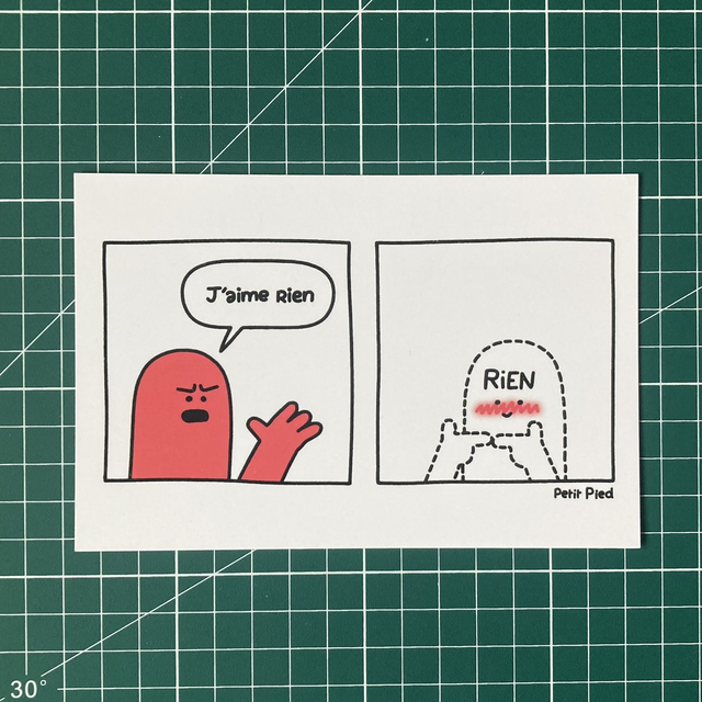 Carte postale - Rien