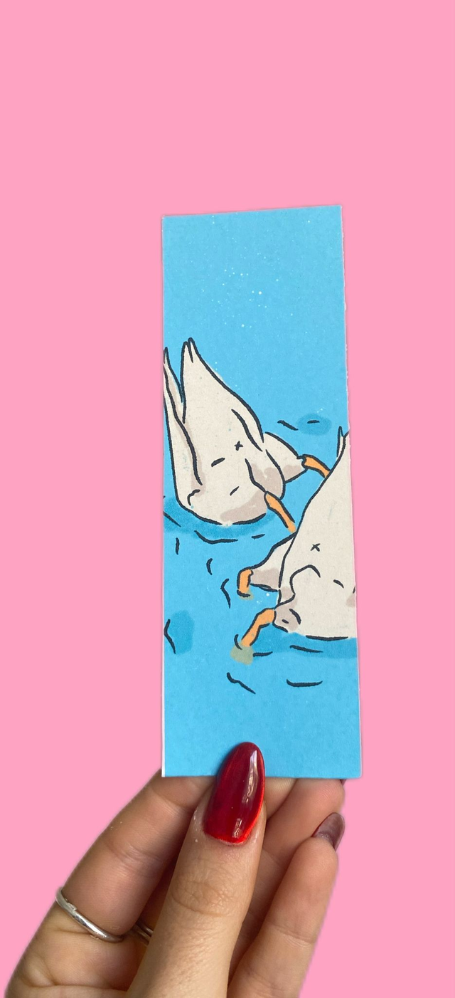 Marque page fesse de canard 