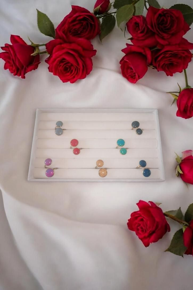 Bague extensible doré /noir