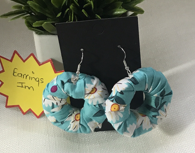 Mixed Dangling Fabric Earrings-MFE22