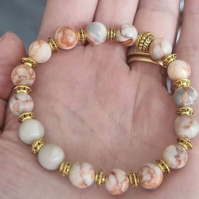 Bracelet en Jaspe Netstone 