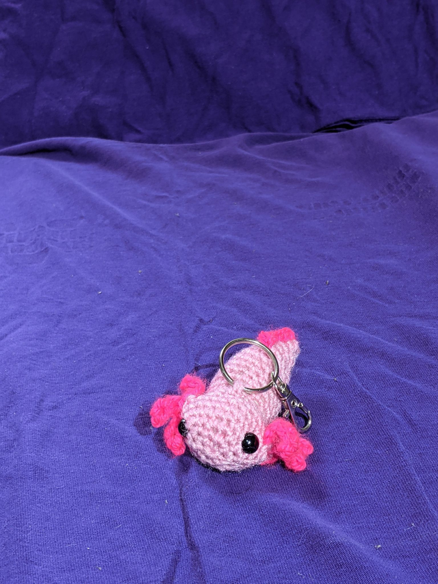 Axolotl Keyring