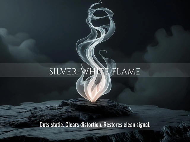 Silver-White Flame - Same Day Delivery 